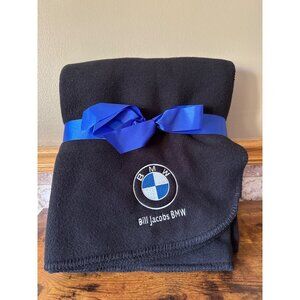 Bill Jacobs DealornBMW Logo Fleece Blanket With Blue Ribbon